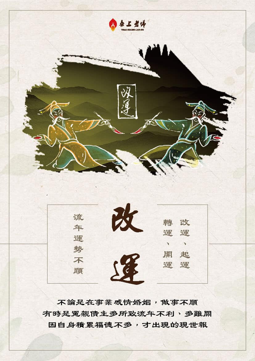 起運－轉運－大運－改運方法